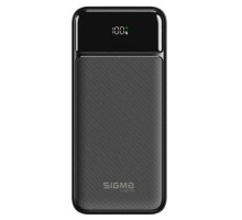 Батарея універсальна Sigma X-power SI30A4QL 30000mAh, PD/20W, QC22.5W, LED, cable 20w, black (4827798787311)