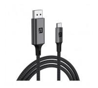 Кабель мультимедійний USB-C to DisplayPort 2.0m 4K60Hz black Armorstandart (ARM76892)