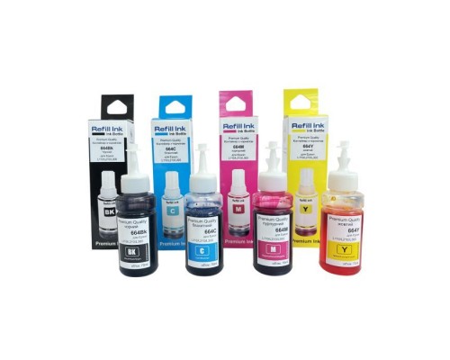 Чорнило Premium Quality Epson 664 SET 4х70ml B/C/M/Y (70264947)