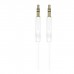 Кабель мультимедійний 3.5mm M to 3.5mm M 16 white BOROFONE (6974443389173)