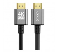 Кабель мультимедійний HDMI M to HDMI M 3.0m V2.0 black XO (GB017A-HDMI.tranish)