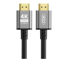 Кабель мультимедійний HDMI M to HDMI M 3.0m V2.0 black XO (GB017A-HDMI.tranish)