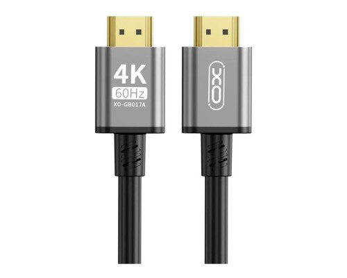 Кабель мультимедійний HDMI M to HDMI M 3.0m V2.0 black XO (GB017A-HDMI.tranish)