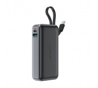Батарея універсальна Acefast 10000mAh 30W PD, USB-C witch cable, USB-A, Li-Pol, M7 Black (6974316283379)