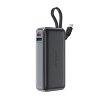 Батарея універсальна Acefast 10000mAh 30W PD, USB-C witch cable, USB-A, Li-Pol, M7 Black (6974316283379)