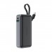 Батарея універсальна Acefast 10000mAh 30W PD, USB-C witch cable, USB-A, Li-Pol, M7 Black (6974316283379)