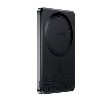 Батарея універсальна Acefast Magnetic Wireless 5000mAh 18W PD, QC/3.0, QI 7.5W, ультра тонкий, M8 Bllack (6974316283386)