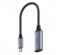 Перехідник USB-C to HDMI 4K60Hz Grey Cudy (UH401)