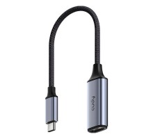 Перехідник USB-C to HDMI 4K60Hz Grey Cudy (UH401)