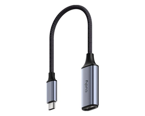 Перехідник USB-C to HDMI 4K60Hz Grey Cudy (UH401)