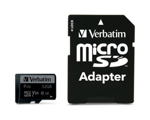 Карта пам'яті Verbatim 32GB microSDXC class 10 UHS-III PRO (47041)