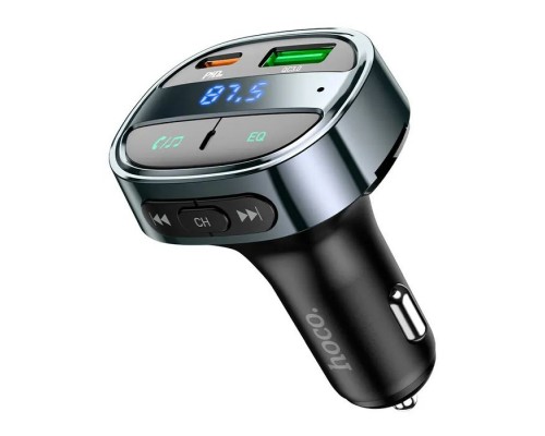 FM модулятор HOCO E70, Black, Box