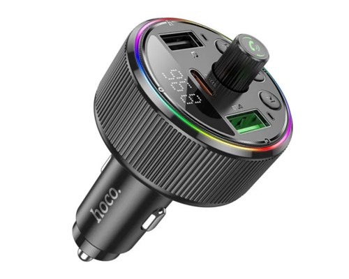 FM модулятор HOCO E82, Black, Box