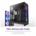 Корпус для ПК NZXT H9 Flow RGB Dual-Chamber All Black (CM-H92FB-R1)