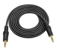 Кабель мультимедійний 3.5mm M to 3.5mm M 1.5m black Voltronic (YT-AUXGJ(M)/(M)-1.5-B)