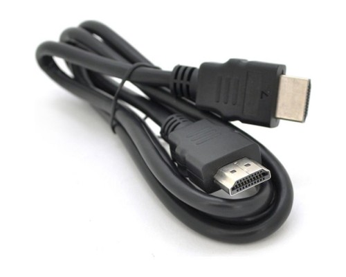 Кабель мультимедійний HDMI M to HDMI M 1.0m V1.4 black Merlion (YT-HDMI(M)/(M)HSP-1m)