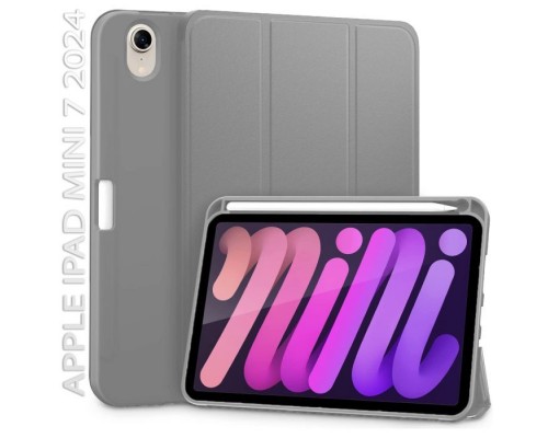 Чохол до планшета BeCover Direct Charge Pen with Apple Pencil Holder iPad Mini 7 2024 Gray (712461)