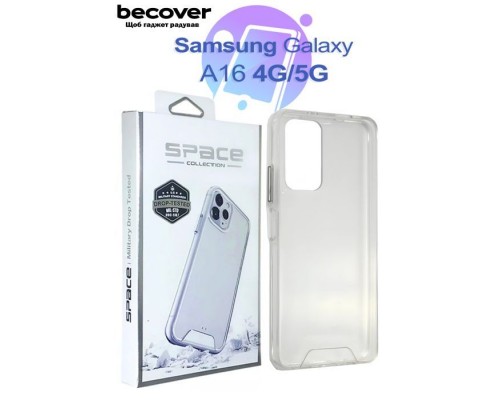 Чохол до мобільного телефона BeCover Space Case Samsung Galaxy A16 4G SM-A165 / A16 5G SM-A166 Transparent (713751)