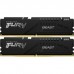 Модуль пам'яті для комп'ютера DDR5 64GB (2x32GB) 5600 MHz Fury Beast Black Kingston Fury (ex.HyperX) (KF556C36BBE2K2-64)