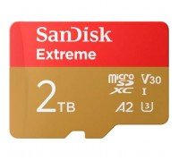 Карта пам'яті SanDisk 2TB microSDXC class 10 UHS-I U3 V30 A2 Extreme (SDSQXAV-2T00-GN6MA)