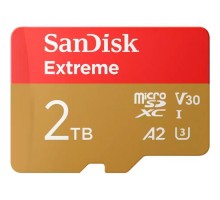 Карта пам'яті SanDisk 2TB microSDXC class 10 UHS-I U3 V30 A2 Extreme (SDSQXAV-2T00-GN6MA)