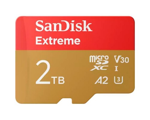 Карта пам'яті SanDisk 2TB microSDXC class 10 UHS-I U3 V30 A2 Extreme (SDSQXAV-2T00-GN6MA)