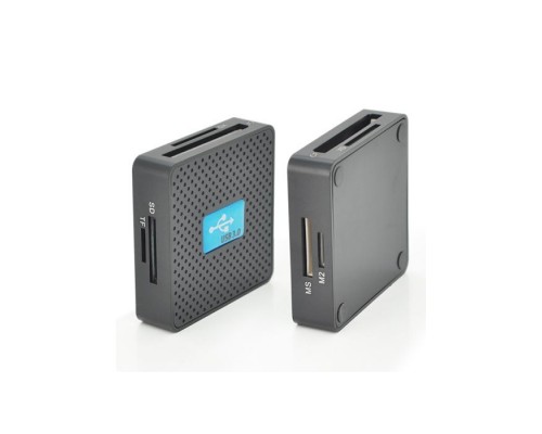 Зчитувач флеш-карт Voltronic USB 3.0 to SD/MMC/MS/TF/M2 black (HDH-939B/08624)