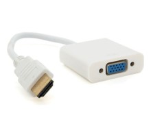 Перехідник HDMI M to VGA F 0.1m 4K/2K white Voltronic (YT-C-HDMI(M)/VGA(F)-W)