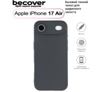 Чохол до мобільного телефона BeCover Apple iPhone 17 Air Black (713758)