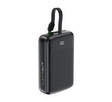 Батарея універсальна Acefast 20000mAh 22,5W PD, QC/3.0 USB-A+USB-C In/Out,build-in cable M14 Black (6974316283966)
