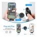 Мікрофон Puluz для iPhone/iPad 8-контактний приймач і два мікрофони Black (PU647B)
