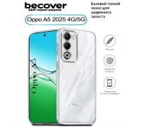 Чохол до мобільного телефона BeCover Silicone Oppo A5 2025 4G/5G Transparent (713882)
