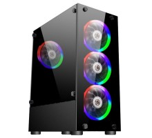 Корпус для ПК 1stPlayer V2-A-BK-4F1