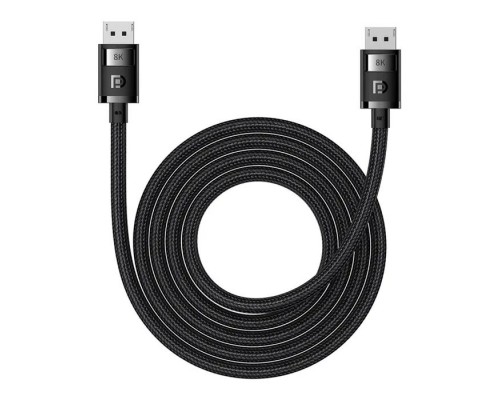 Кабель мультимедійний DisplayPort M to DisplayPort M 2.0m 8K Baseus (B00633706111-02)