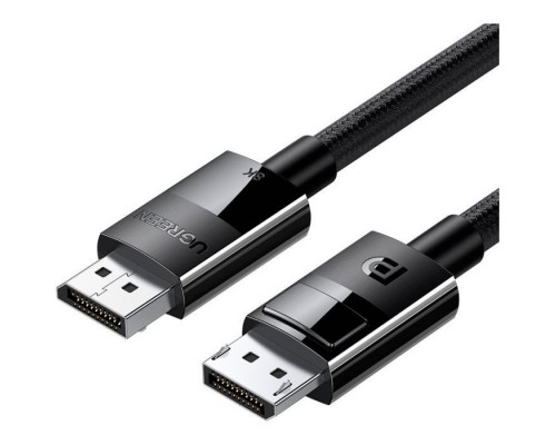 Кабель мультимедійний DisplayPort M to DisplayPort M 5.0m V1.4 braided DP114 black Ugreen (80394)