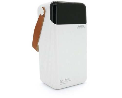 Батарея універсальна Remax 60000mAh, 22.5W, PD+QC, 2*USB+Type-C+Lightning, Black/White (RPP-565)