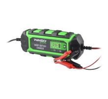 Зарядний пристрій для автомобільного акумулятора WINSO PRO LCD 6A, 12V, 4-150Ah (139510)