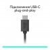 Навушники Logitech H390 USB-C Midnight Black (981-001576)