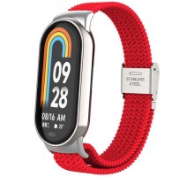 Ремінець до фітнес браслета Armorstandart Braided Solo Loop для Xiaomi Smart Band 10/9/8 Red (ARM86884)