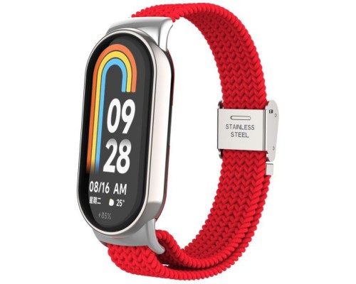 Ремінець до фітнес браслета Armorstandart Braided Solo Loop для Xiaomi Smart Band 10/9/8 Red (ARM86884)