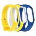 Ремінець до фітнес браслета Armorstandart комплект 3шт Xiaomi Mi Band 7/6/5 New Style Ukraine (ARM75053)