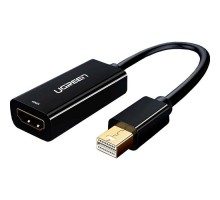 Перехідник Mini DisplayPort M to HDMI F 1080p MD112 black Ugreen (10461)