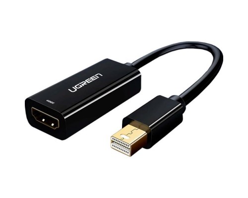 Перехідник Mini DisplayPort M to HDMI F 1080p MD112 black Ugreen (10461)