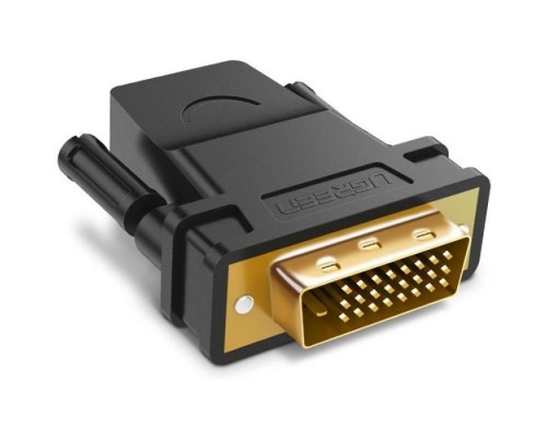 Перехідник DVI 24+1 M to HDMI F black Ugreen (20124)