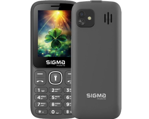 Мобільний телефон Sigma X-style 242 LUCKY Grey (4827798792926)