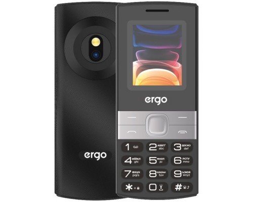 Мобільний телефон Ergo B185 Black