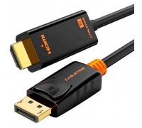 Кабель мультимедійний DisplayPort M to HDMI M 1.8m V1.2 4K60Hz Cabletime (CA915316)