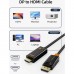 Кабель мультимедійний DisplayPort M to HDMI M 1.8m V1.2 4K60Hz Cabletime (CA915316)