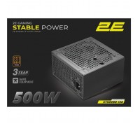 Блок живлення 2E 500W Stable Power ATX3.1 (2E-ST500BR-120)
