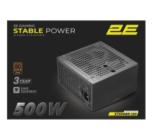 Блок живлення 2E 500W Stable Power ATX3.1 (2E-ST500BR-120)